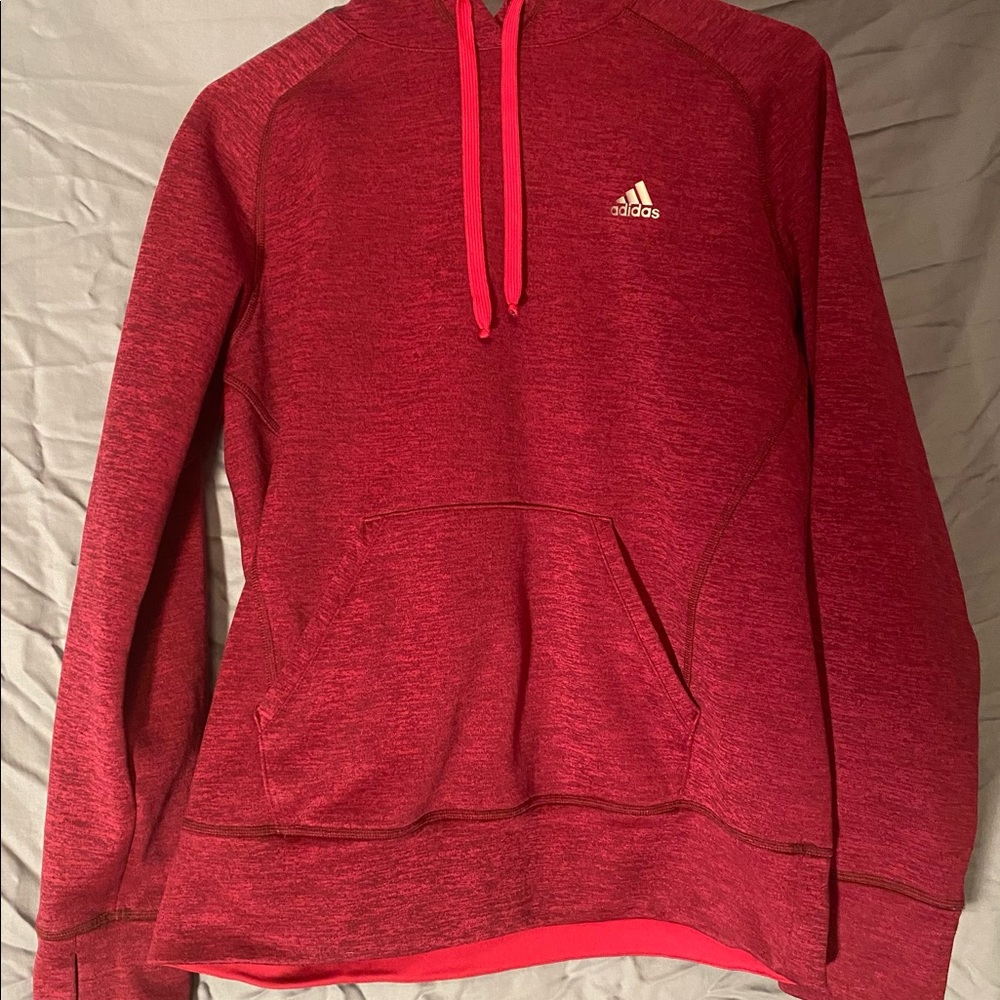 Pink Adidas hoodie
